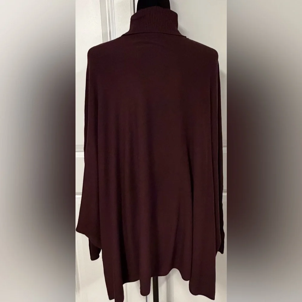 Alfani Poncho Turtleneck Sweater